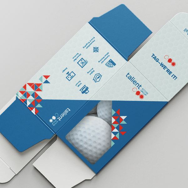 Show details for Golf Ball Box Die Cut